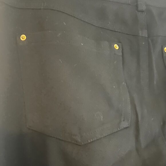 INC International Concepts Size 6 Black Stretchy Skinny Pants - Picture 3 of 8